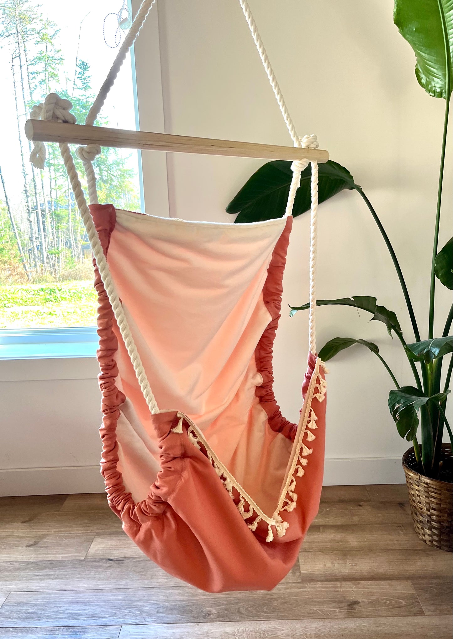 Hamac chaise rose