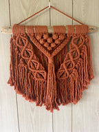 Petit macramé terracotta