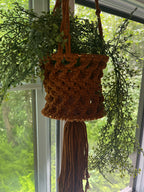 Jardinière panier terracotta