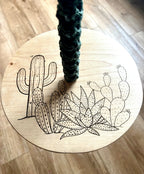 Balançoire ronde Cactus