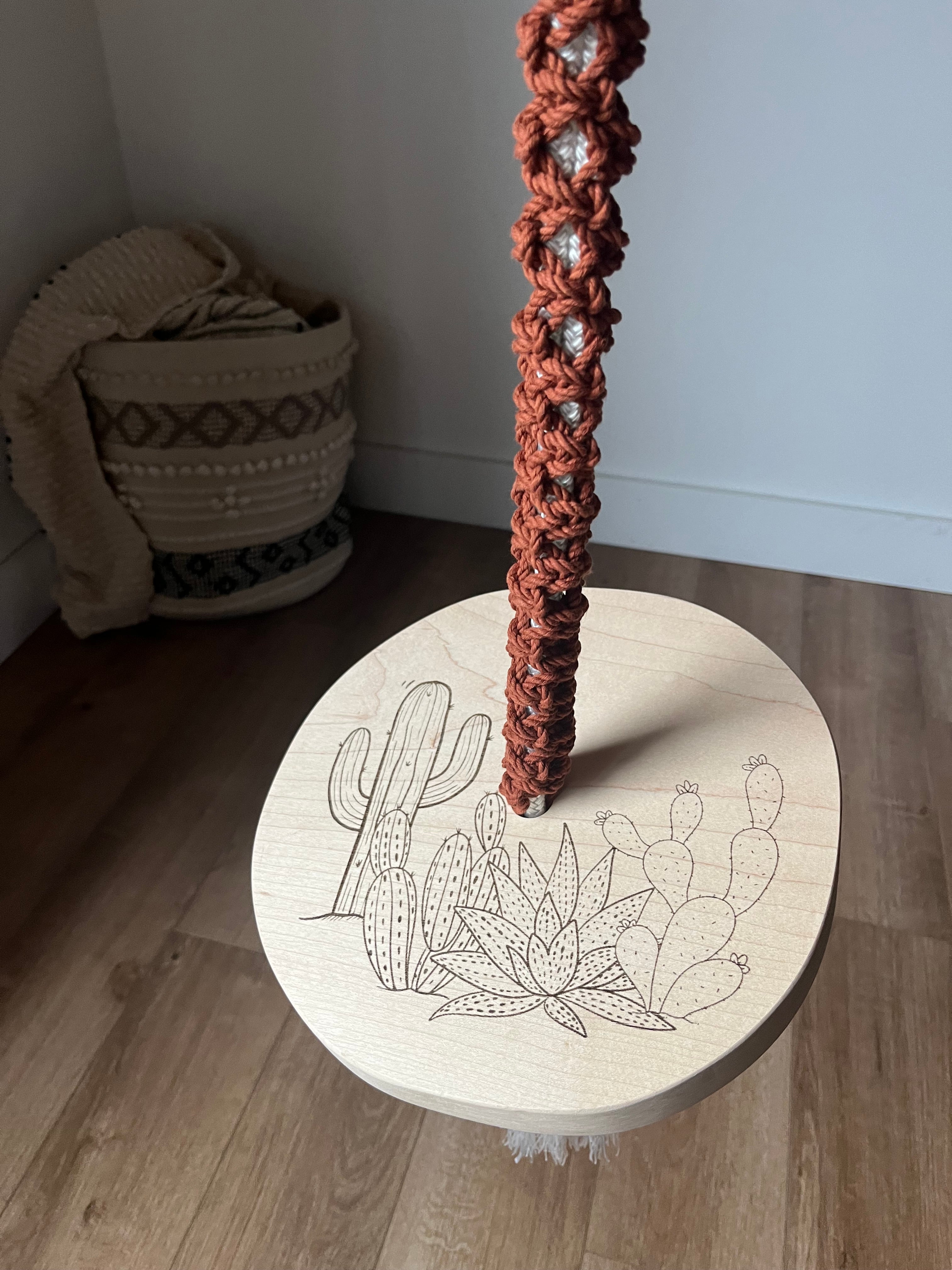 Balançoire ronde Cactus