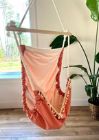 Hamac chaise rose