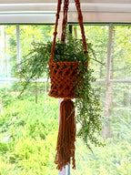 Jardinière panier terracotta