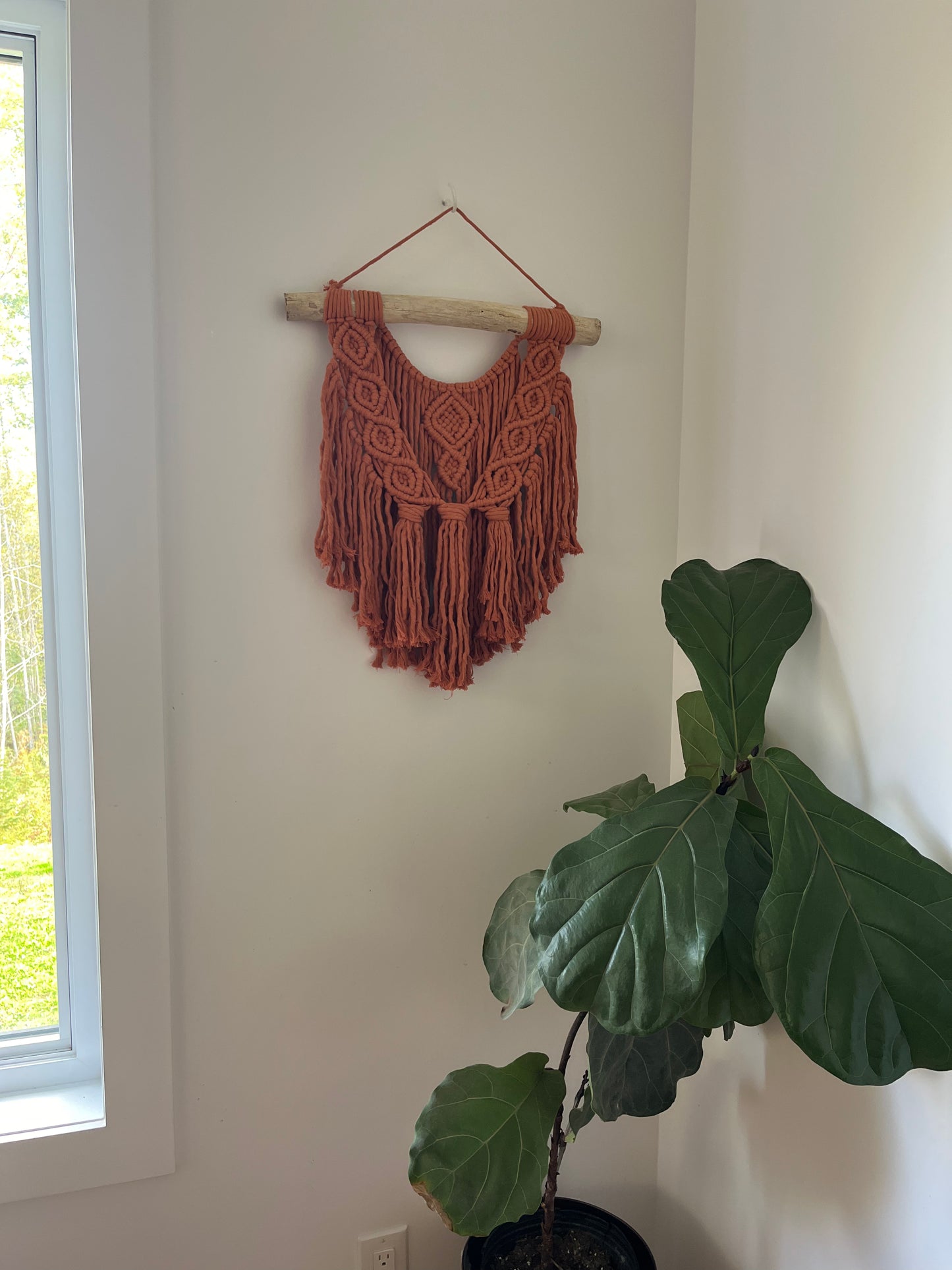 Macramé terracotta