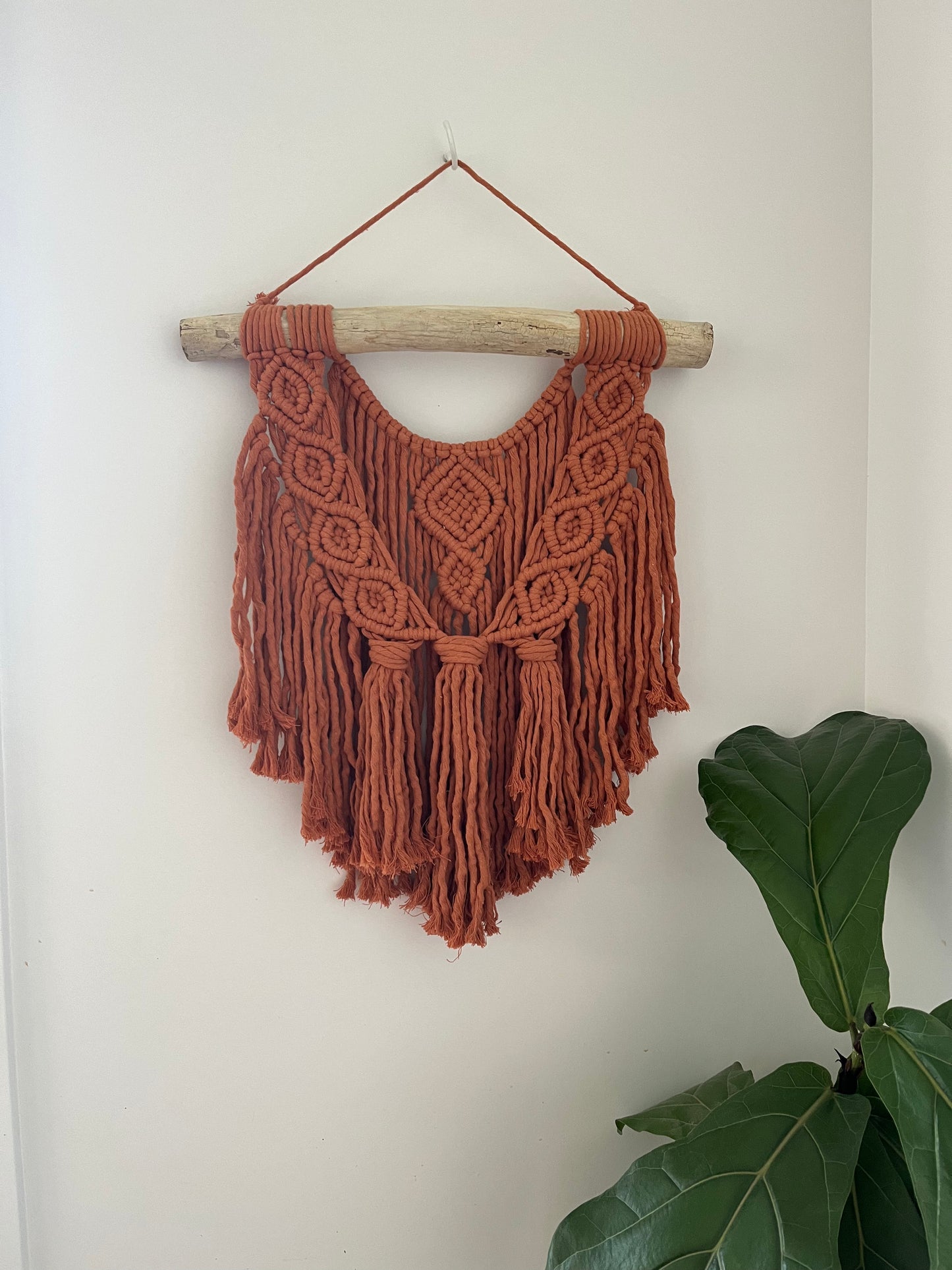 Macramé terracotta