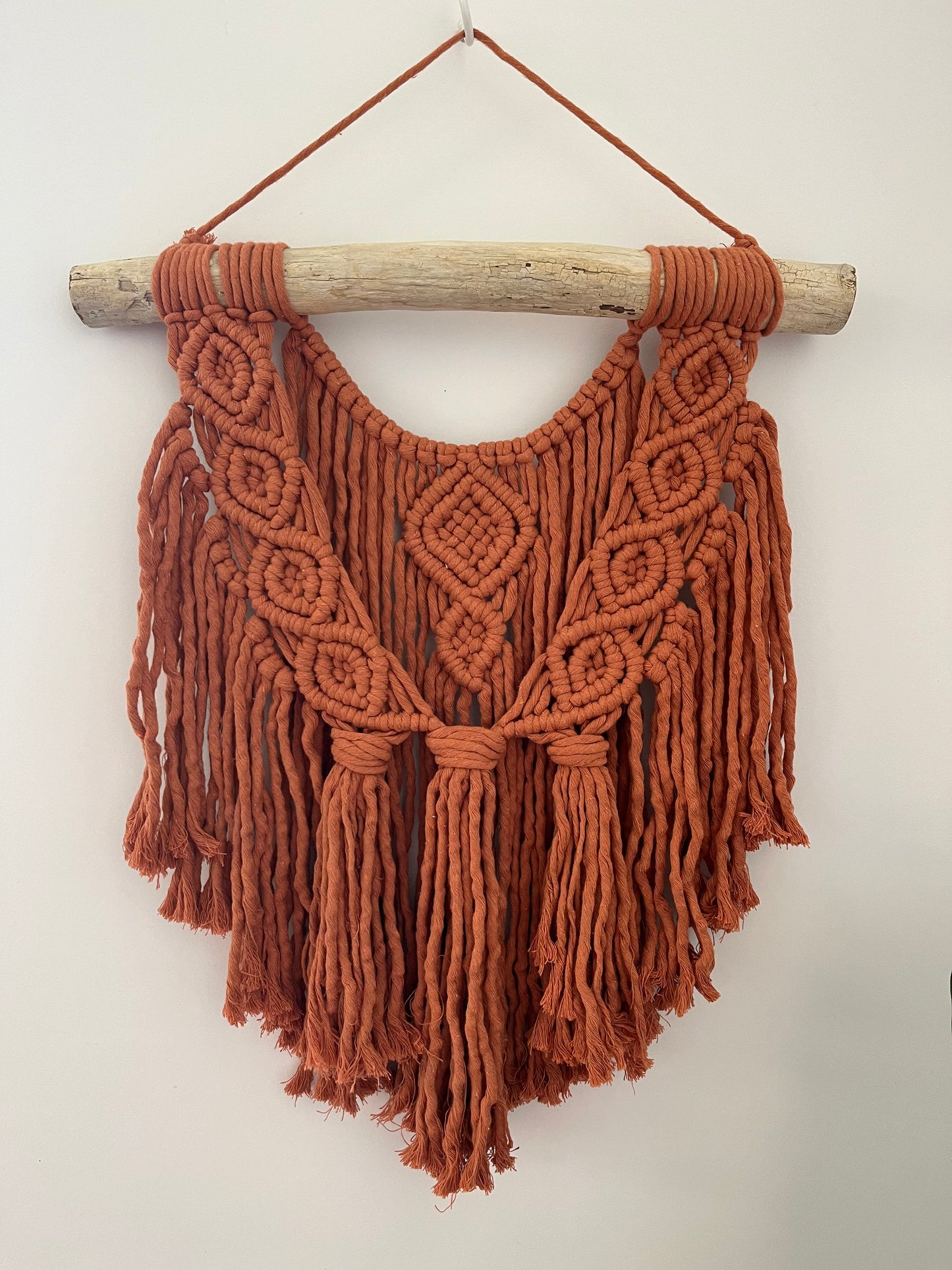 Macramé terracotta