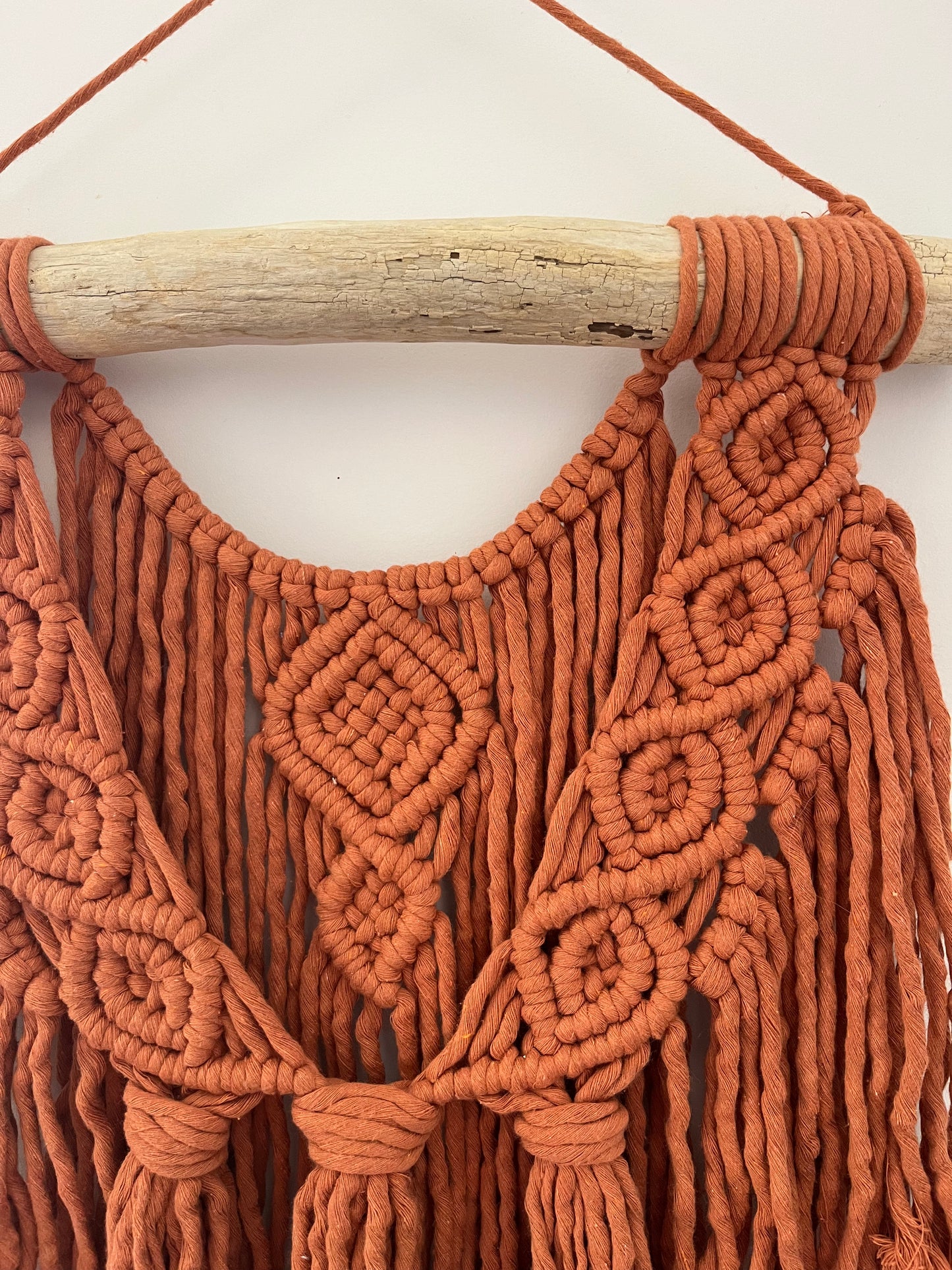 Macramé terracotta