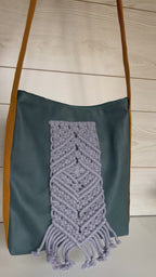 Le tote macra-mauve