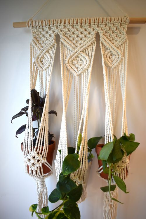 Jardinière triple